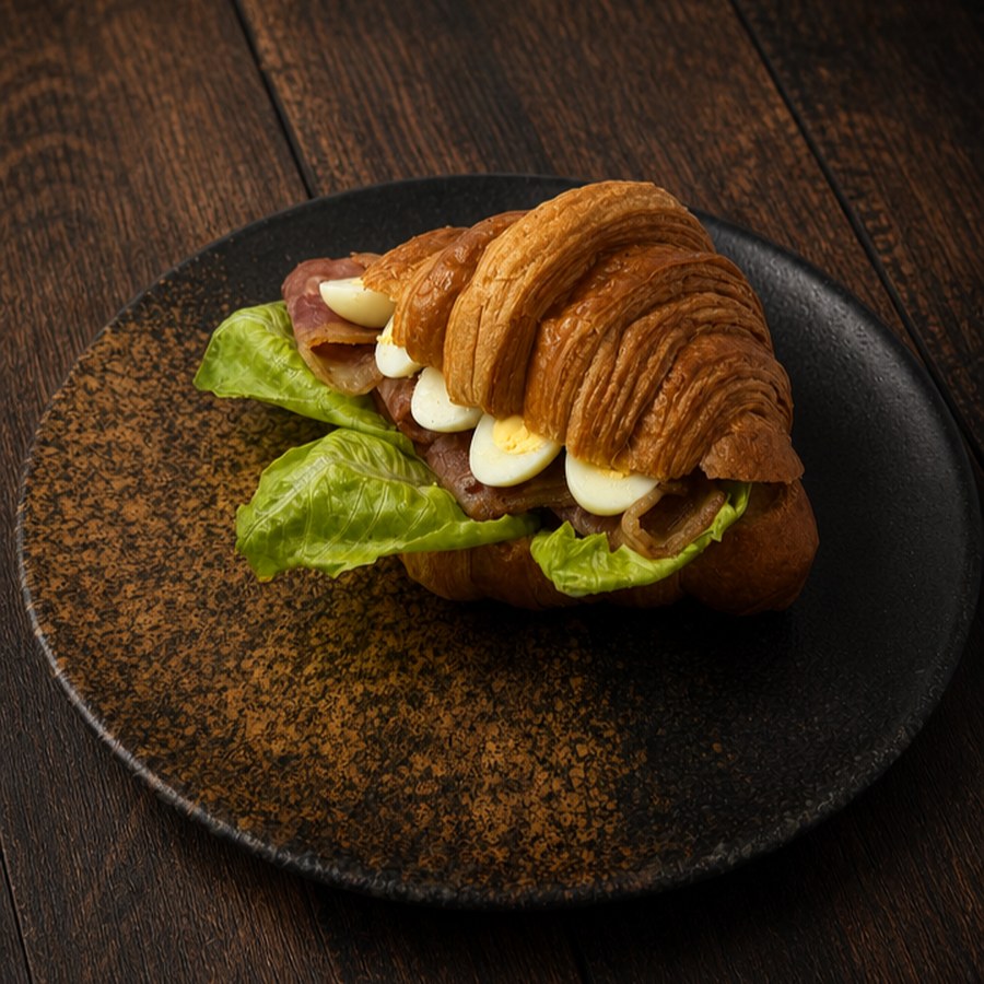 Croissant Bacon & Eggs