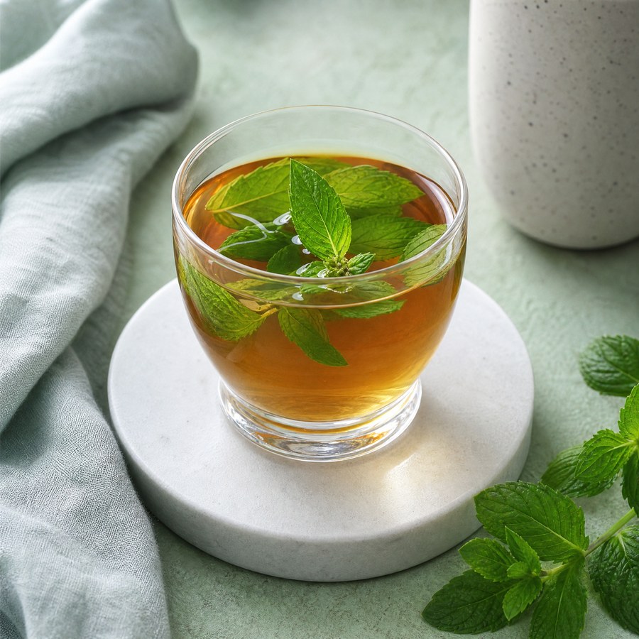 Peppermint And Lemon Grass Pot