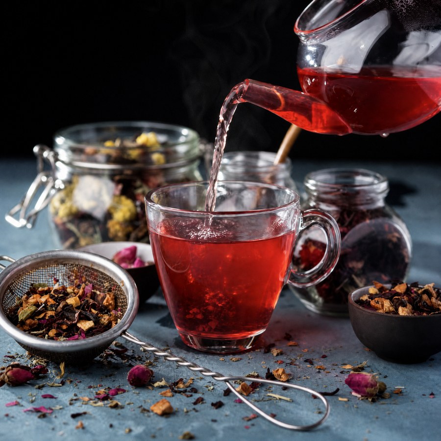 Red Berry Tea Pot